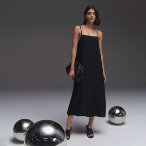 Everlane The Japanese GoWeave® Slip Dress - Black Size 00